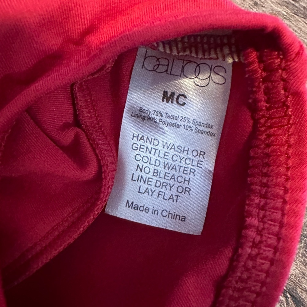 Baltogs red dance bottoms dance briefs CM NWT - Picture 2 of 2